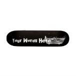 Custom X-Ray Skeleton B&W Bath Time Boards Skateboard Decks