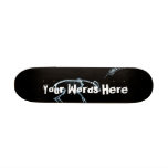 Custom X-Ray Skeleton Bad Dog Blue Boards Skate Board Deck