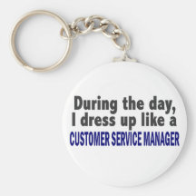 Customer Service Manager During The Day Key Chains
