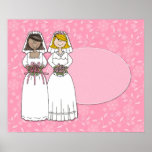 Customisable 2 Brides Wedding Poster 3