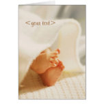 Customisable baby card