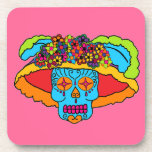 Customisable Catrina Sugar Skull Drink Coasters