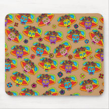 Customisable Catrina Sugar Skulls Mousemats