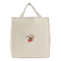 Customisable Christmas Angel Emb Tote Bag