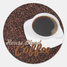 Customisable Coffee Label Sticker