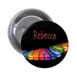 Customisable Colourful Piano Keys Button