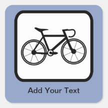 Customisable Cyclist Logo Stickers