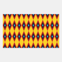 Customisable Diamonds Rectangular Stickers