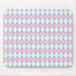 Customisable Floral Diamond Mouse Pads