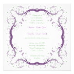 Customisable Floral Wedding Invitation