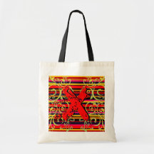 Customisable Flourish Stripe Bags