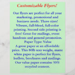 Customisable Flyers