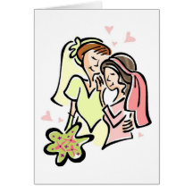 Customisable Gay Lesbian Wedding Cards