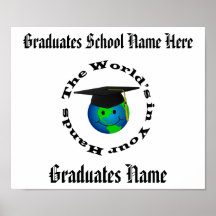 Customisable Graduation Certificate Posters