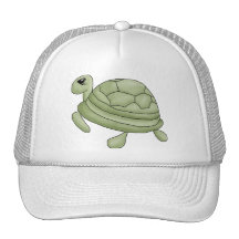 Customisable Green Turtle Gifts and Tees Hats
