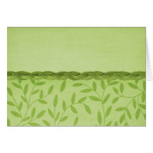 Customisable Leafy Green Cards and Postage