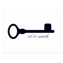 Customisable Modern Moving Announcement Postcard