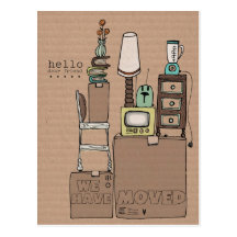 customisable moving postcard
