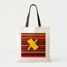 Customisable Multicolor Stripe Bag