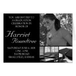 Customisable Photo Graduation Card Announcement