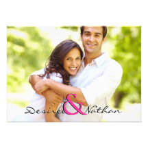 Customisable Photo Wedding Invitation