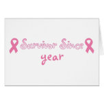 Customisable Pink Ribbon Card
