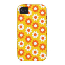 Customisable Pop Flower Power Vibe iPhone 4 Covers