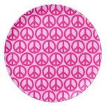 Customisable Pop Peace Party Plate