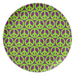 Customisable Pop Peace Dinner Plates