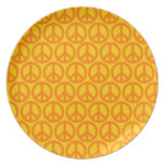 Customisable Pop Peace Dinner Plates