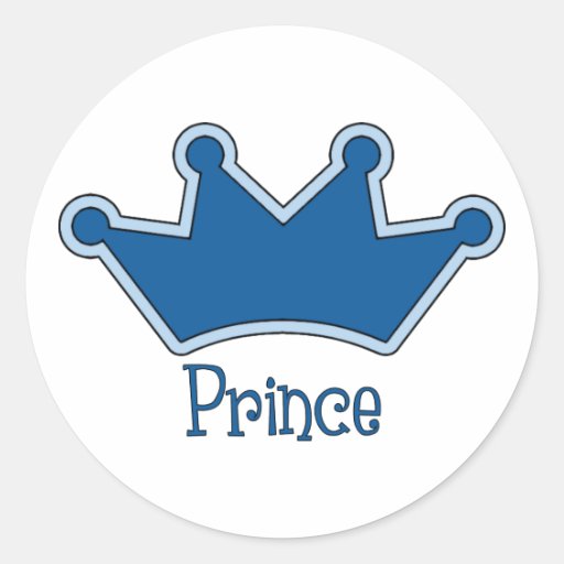 Customisable Prince - Crown Stickers