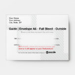 Customisable Print and Map Envelope Template for L