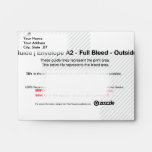 Customisable Print and Map Envelope Template for L