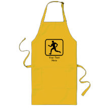 Customisable Runner Logo Aprons