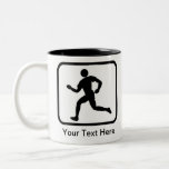 Customisable Runner Logo Coffee Mugs