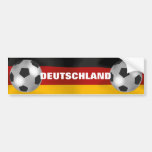 Customisable Silver Soccer Ball Bumper Stickers
