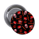 Customisable Skully Valentine Tattoos Buttons