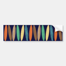 Customisable Surfboards Bumper Stickers
