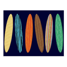 Customisable Surfboards Postcards