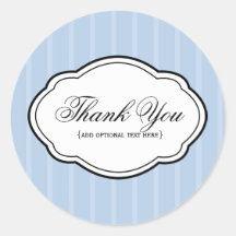 Customisable Thank You Sticker Label