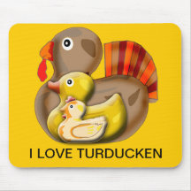 Customisable Turducken Design Mouse Pad