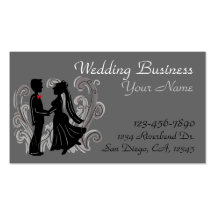 Customisable wedding business cards