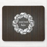 Customisable-wooden background mousepad