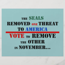 Customise Anti Obama flyer