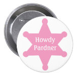 Customise Pink Sheriff Badge