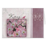 Customise your own 90th birthday cards