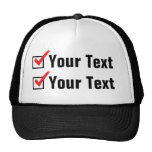 Customise Your Own Status Mesh Hats