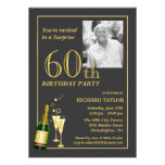 Customised 60th Birthday Party Invitations