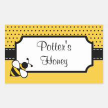 Customised Bee Stickers