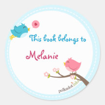 Customised Birdie Stickers Book